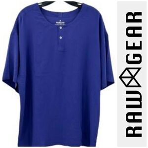 RAWGEAR - NWT M Sz XL Pack of 2 Henley Sleep Shirts/Navy/Oversized & Super Soft!